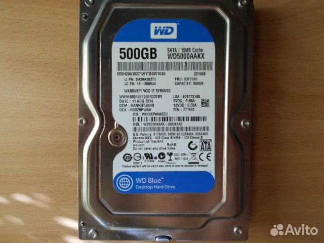 Жесткий диск 80/500Гб все SATA