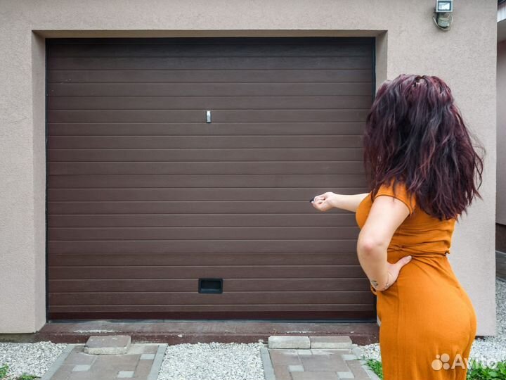Гаражные секционные ворота 1-2 дн + замер