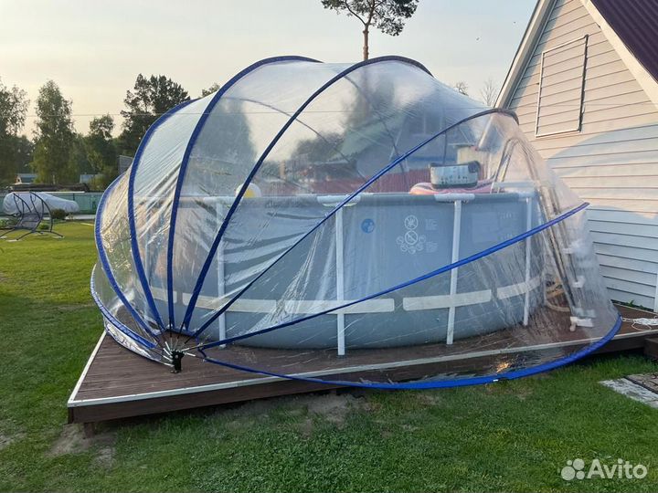 Купол тент для бассейна