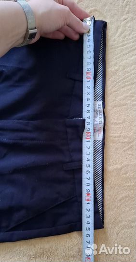 Брюки школьные тонкие 158