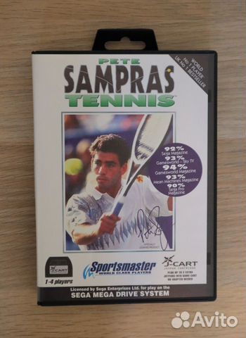 Картридж Pete Sampras Tennis Sega Сега Оригинал