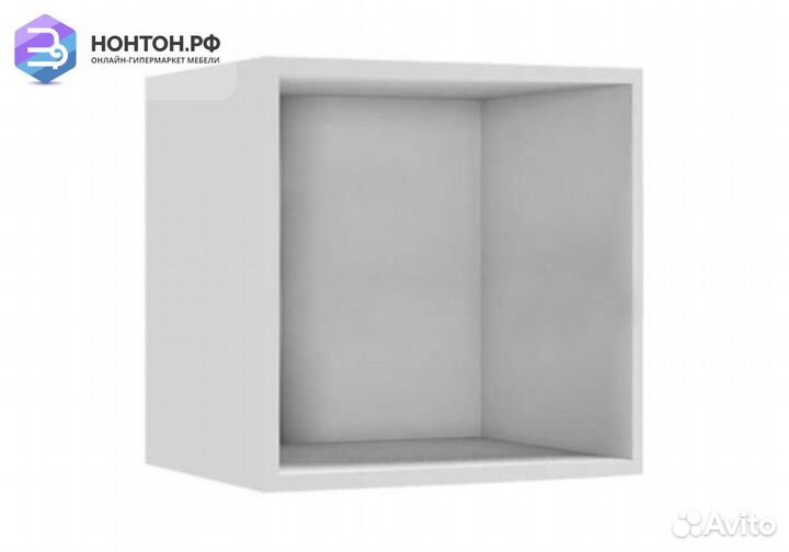 Куб Флорис черный глянец / белый