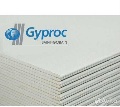 Гипсокартон гсп Гипрок Аква Лайт 9,5 мм