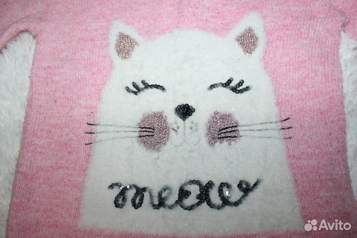 Свитер, кофта на девочку 120-128 см