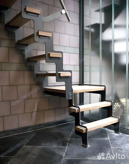 Лестницы в стиле лофт