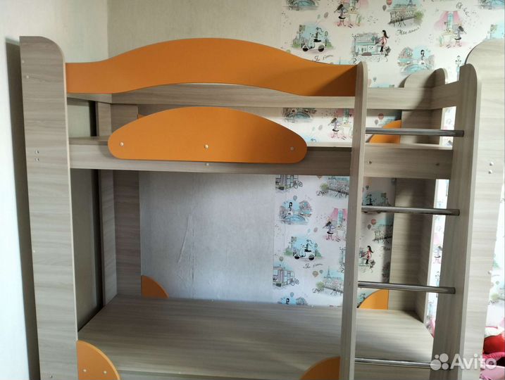 Двухъярусная кровать бу