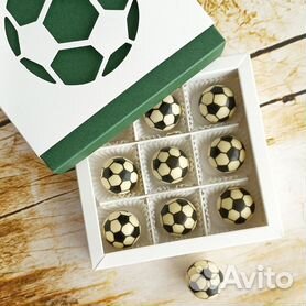 Форма для конфет Футбольный мяч поликарбонат, 24 ячейки