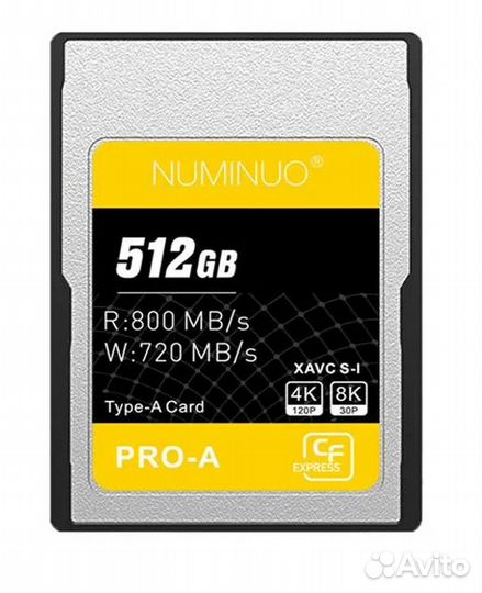 Карта CFexpress Type A 512gb Numinuo