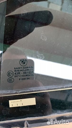 Боковое стекло двери неподвиж BMW 7 F01