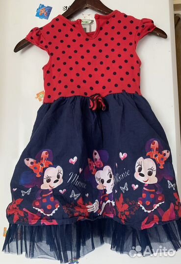 Платье праздничное Микки Маус 5-6 лет