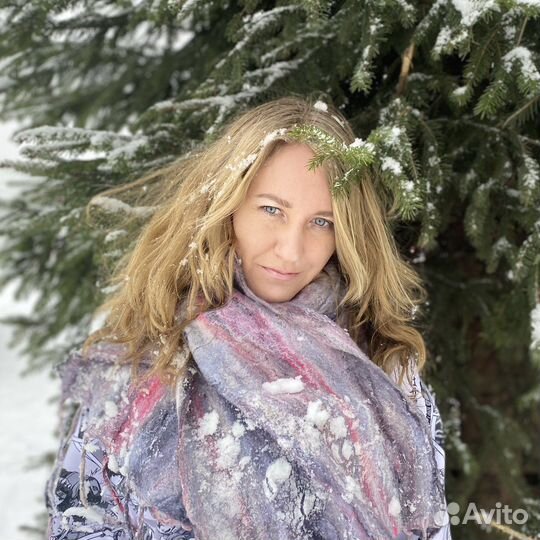 Шарф шерстяной женский