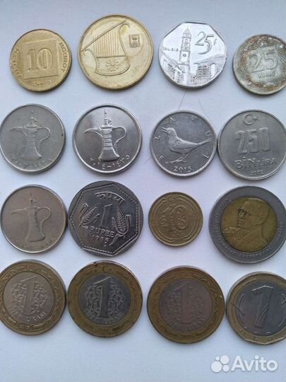 Монеты разные