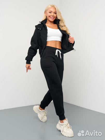 Теплый спортивный костюм женский