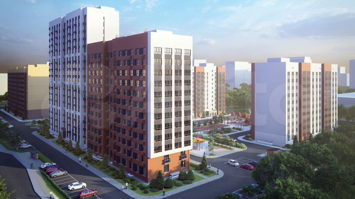 2-к. квартира, 56,8 м², 16/17 эт.