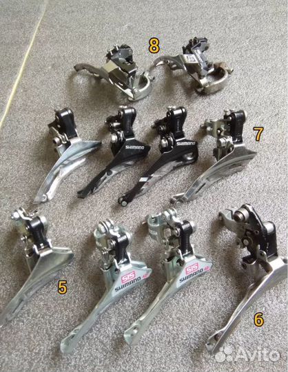 Запчасти: манетки Shimano переключатели