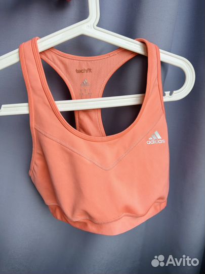 Футболка adidas женская, топ для фитнеса. Майка