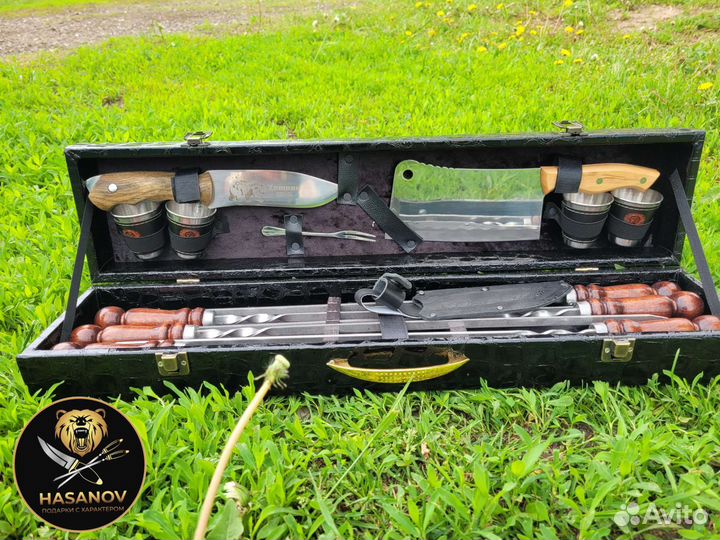 Шампура,нож,подарок мужчине