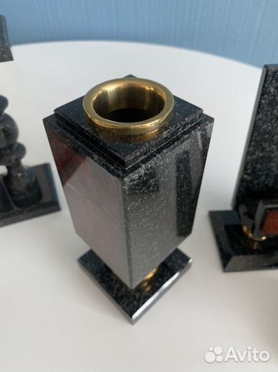 Набор настольный из мрамора