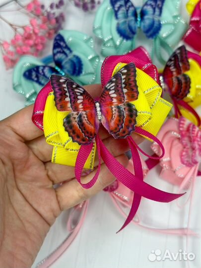 Бантики резинки для волос
