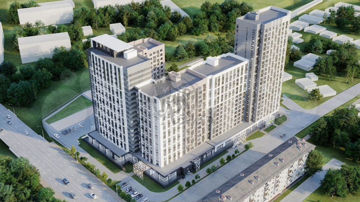 2-к. квартира, 49,3 м², 10/15 эт.