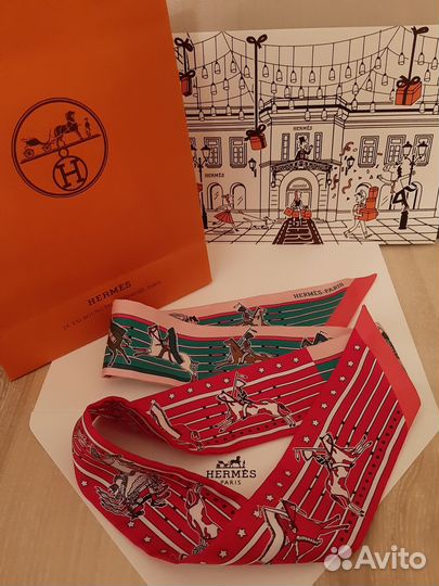 Hermes Лента Твилли Twilly. Оригинал