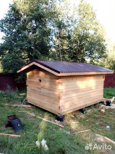 Бани, хоз постройки,гаражи,ремонт крыши