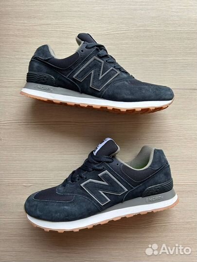 Кроссовки new balance 574 тёмно-синие 41-46