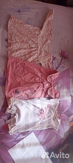 Детские вещи пакетом для девочек 74 80