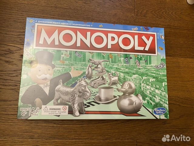 Монополия Hasbro, оригинал, новая, в пленке