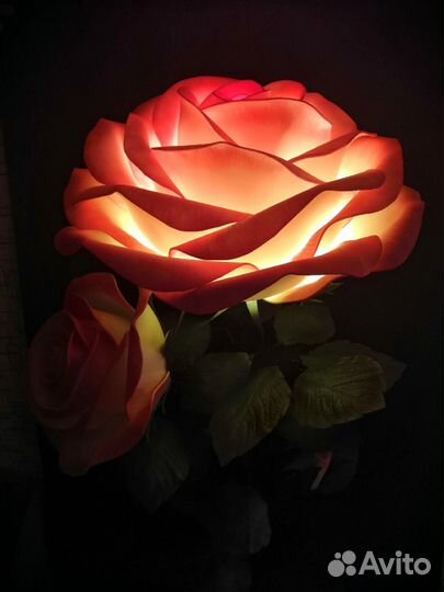 Цветок из изолона(светильник )