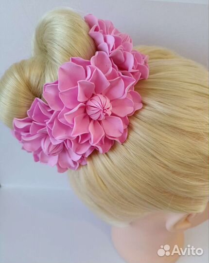 Резинка на шишку - пучок