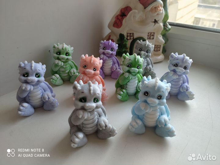 Мыло ручной работы дракон