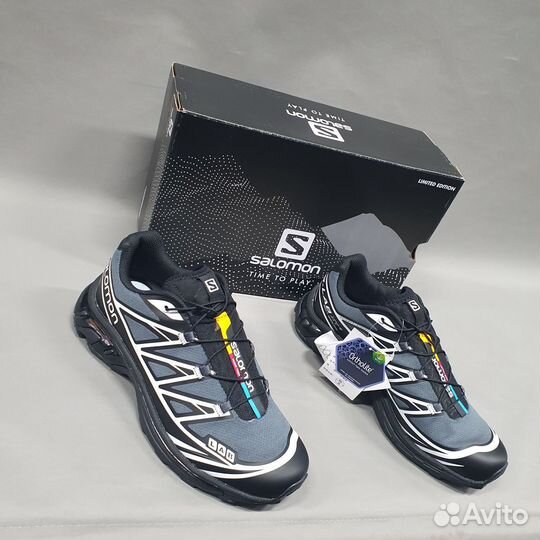 Кроссовки salomon xt6 Black размеры от 41 до 45