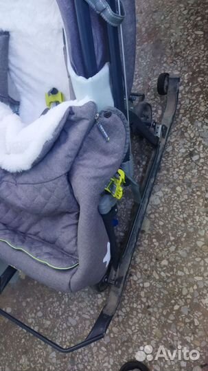 Детские санки коляска nika