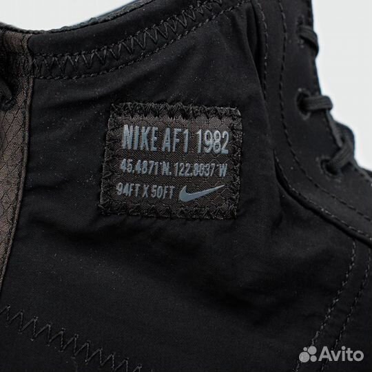 Кроссовки Nike Air Force 1 Shell Black