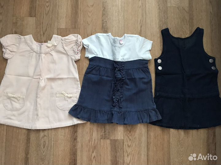 Одежда для девочки 1-2 года пакетом