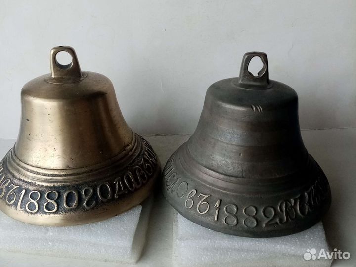Колокольчики старинные 1880 и 1882 г