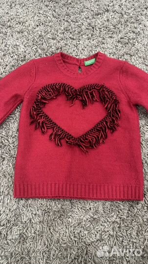 Свитер benetton шерсть