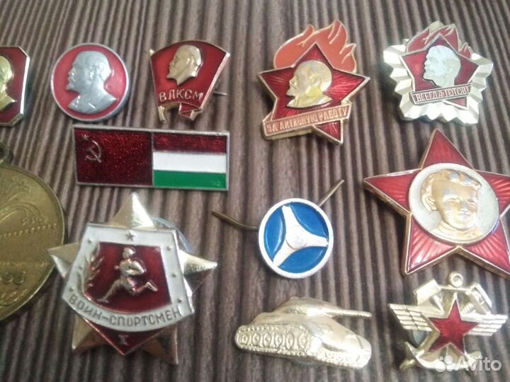 Набор значков СССР раритет