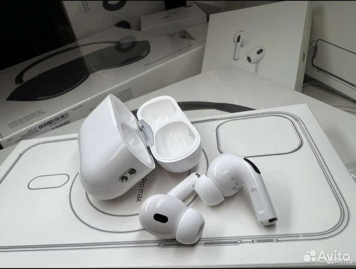 Беспроводные наушники airpods pro + чехол