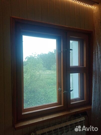 Деревянные окна со стеклопакетом бу