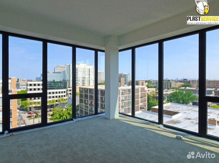 Панорамные окна, панорамное остекление, балконы