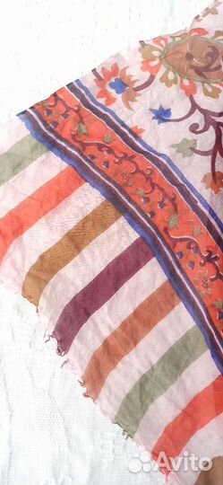 Платок шаль шелковый