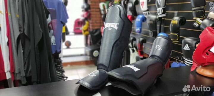 Защита голени и стопы муай тай reyvel черная