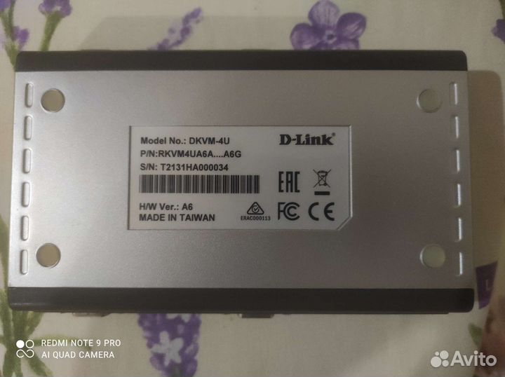 KVM переключатель D-Link dkvm-4U