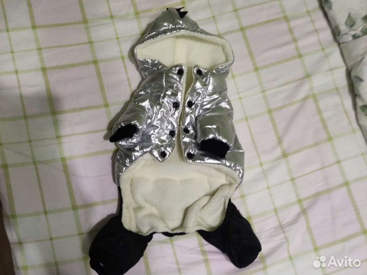 Зимний комбинезон для собаки новый