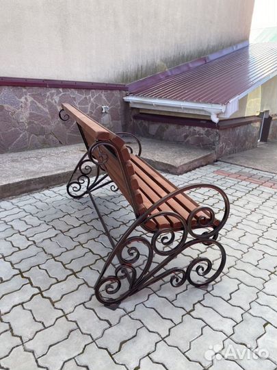 Скамейка кованая