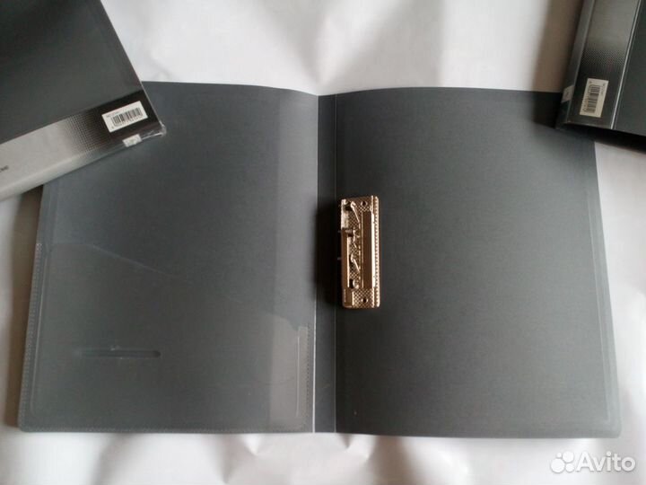 Папка - скоросшиватель с зажимом. Alpha