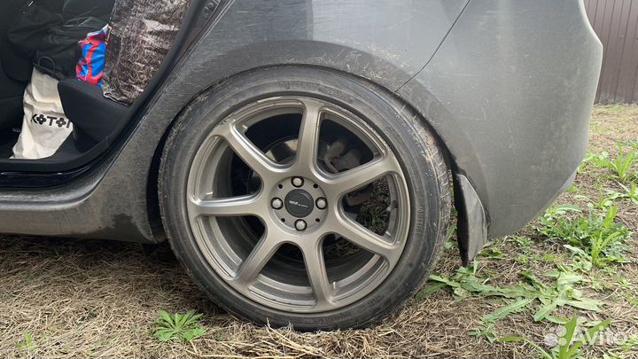 Литые диски r 17 4x100 Work T7R