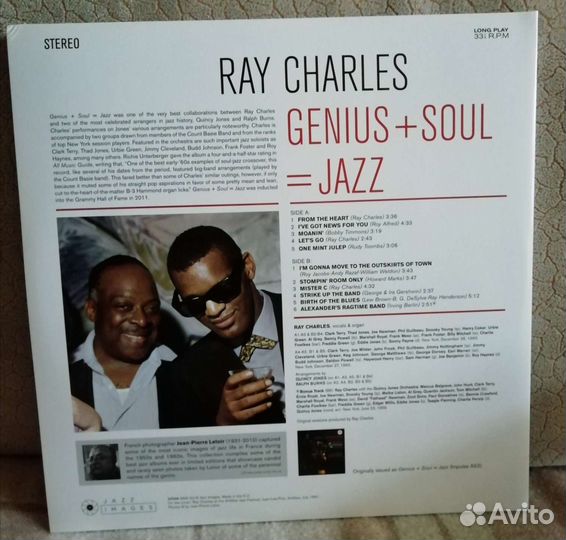Пластинка Ray Charles (180g.Gatefold)